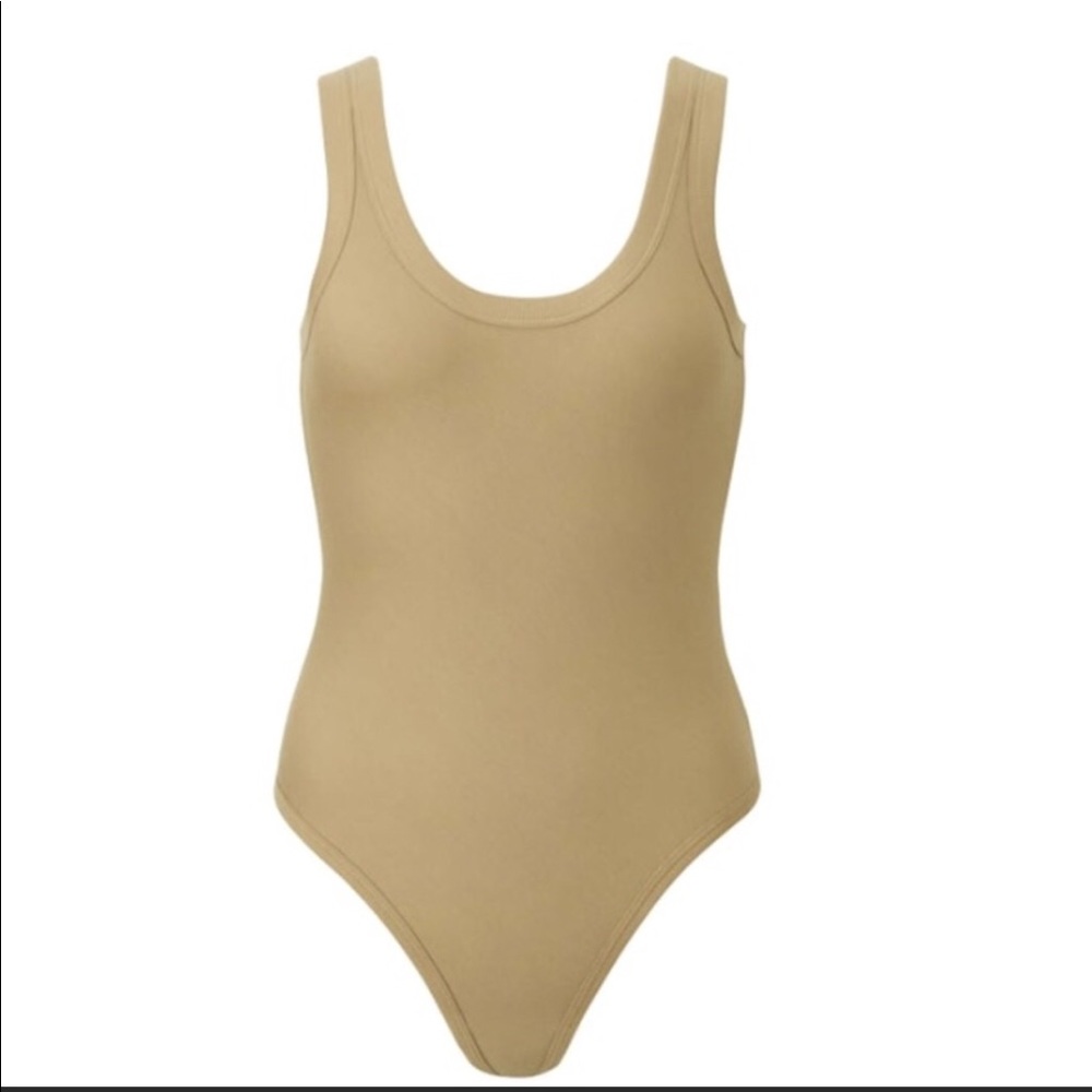 Alexander Wang for Uniqlo Bodysuit lt. Brown Sz XL